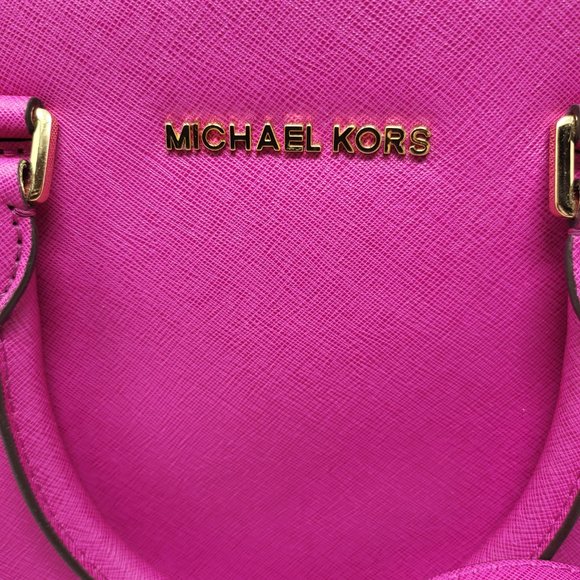 Selma Saffiano Leather Medium Satchel - Picture 10 of 12